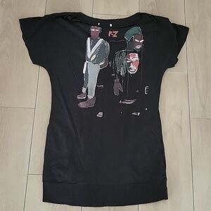 Jean Michel Basquiat BLACK COTTON TOP M